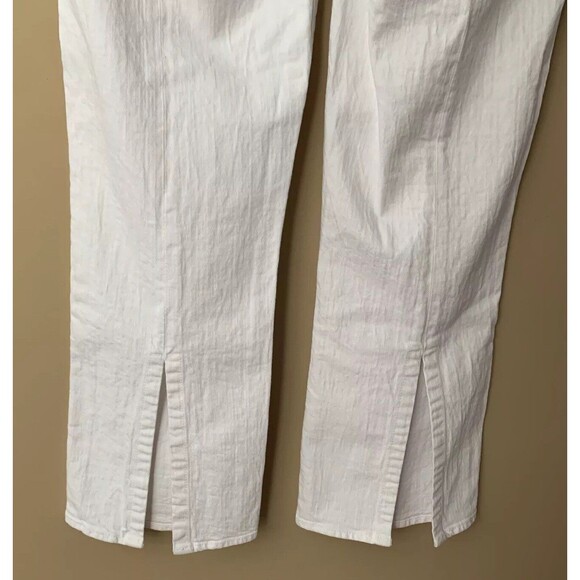 Parker Smith Los Angeles Denim Jeans Sz 27 White Slit Back Ankle Pockets NEW A10 - Picture 5 of 11